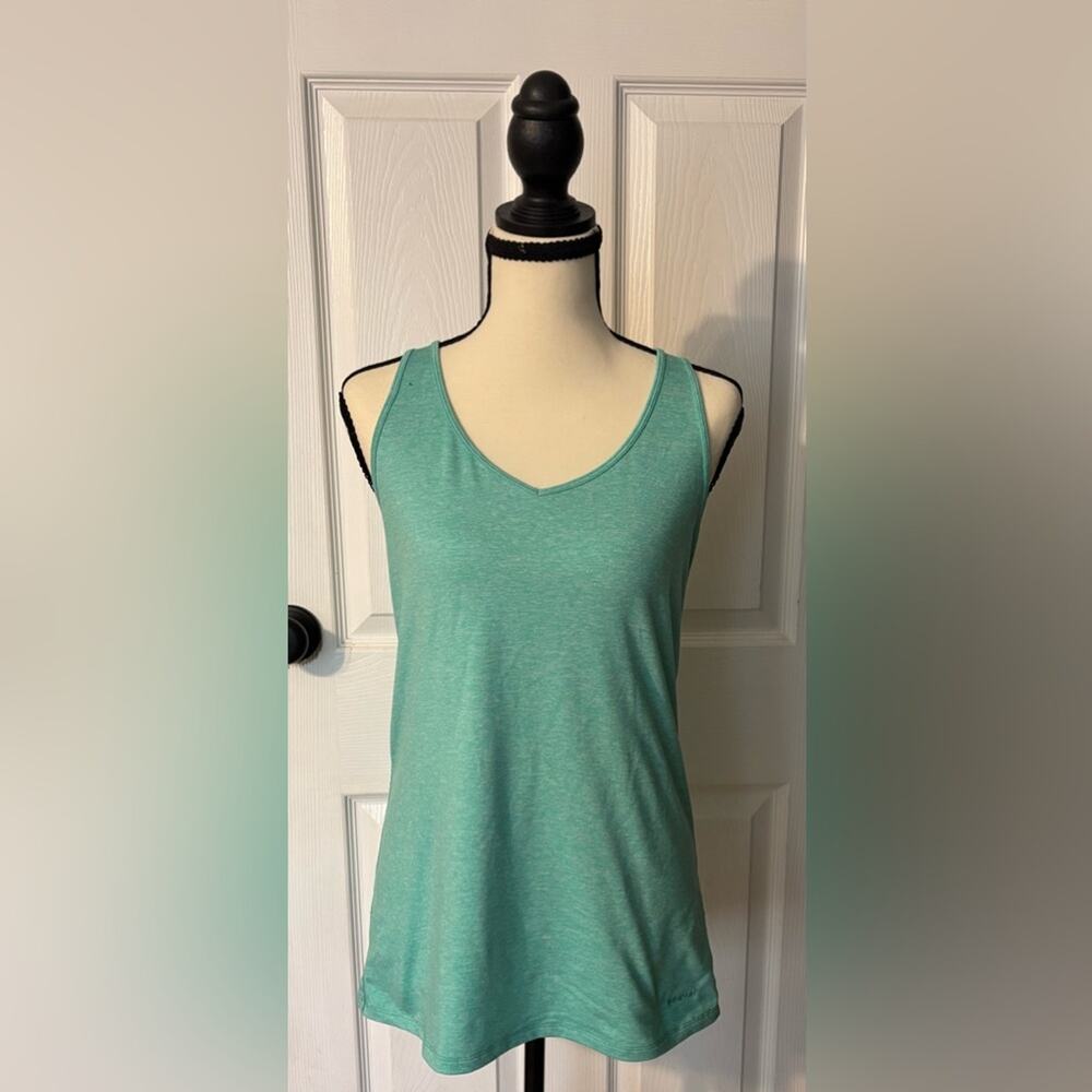 Patagonia Tank Top Racerback Women's Medium Teal Green Activewear Workout Gym